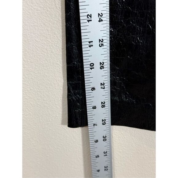 NWOT Helmut Lang Patina Stretch Moto 100% Lamb Leather Women's Size 6 Pants - Picture 10 of 10